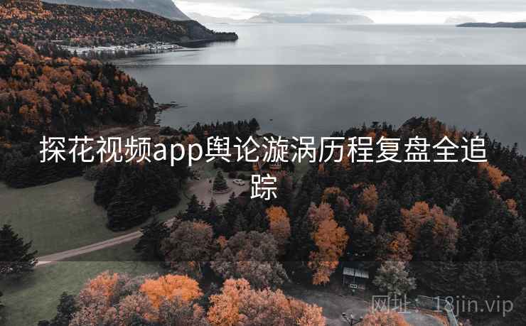 探花视频app舆论漩涡历程复盘全追踪